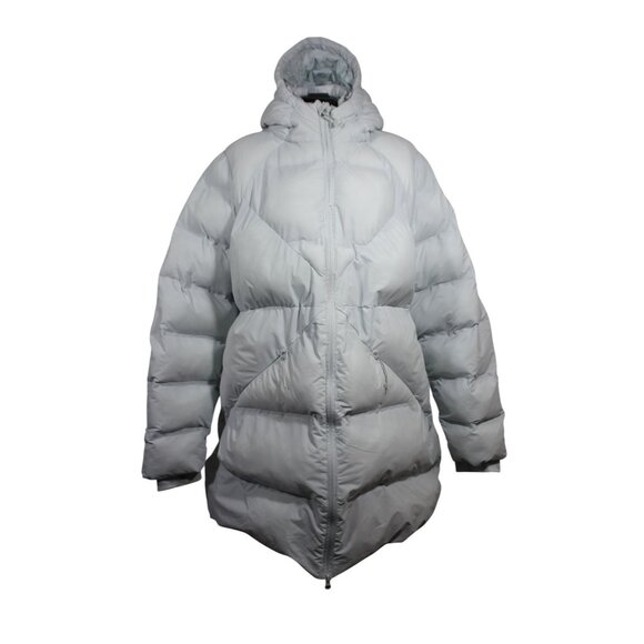 Champion women's hooded full zip winter‎ 3/4 puffer jacket XXL - Picture 1 of 16
